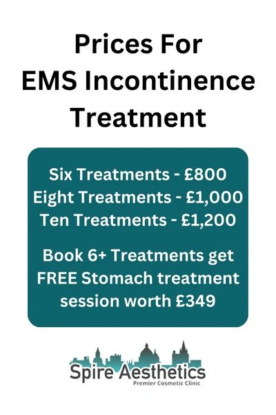 EMS Incontinence Treatment Prices Stockport