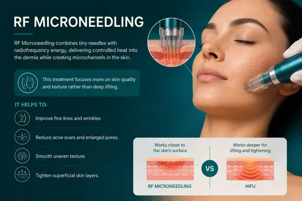 What Does RF Microneedling Do That HIFU Alone Cannot Stockport
